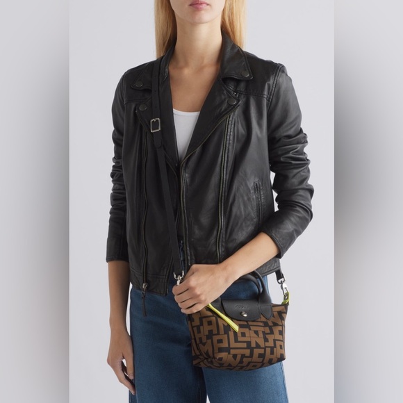 ❌SOLD❌LONGCHAMP Mini Logo Top Handle Crossbody Bag - Picture 2 of 11